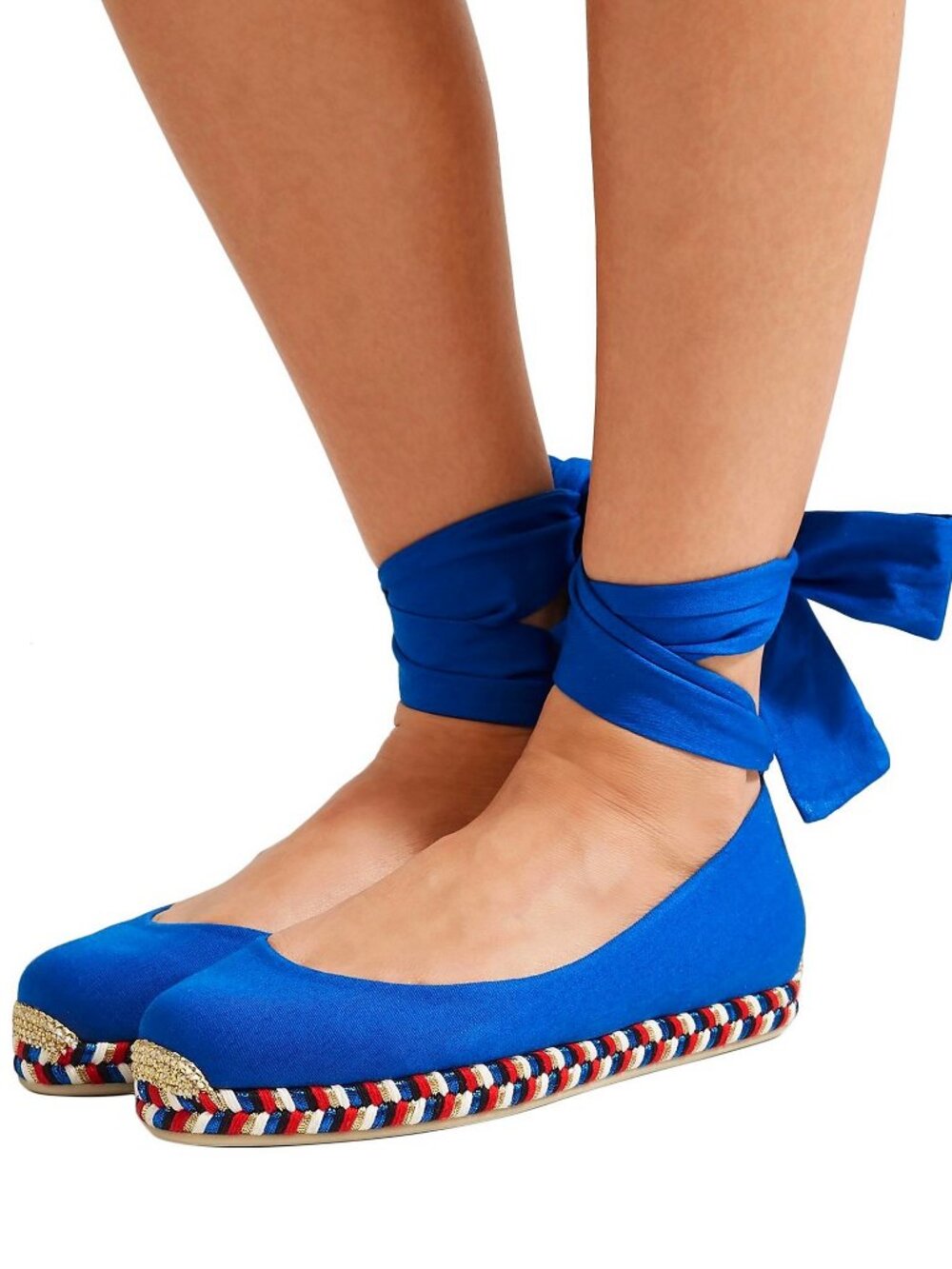 NEW Christian Louboutin Barbaria Espadrilles Flats - Party & Events & Travel